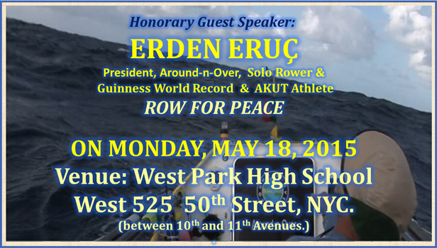 ERDEN ERUC - ROW FOR PEACE FROM NEW YORK TO GALLIPOLI