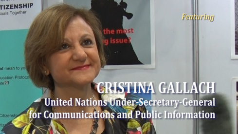 Cristina Gallach, UN Under-Secretary for the Communications and Department of Public Information